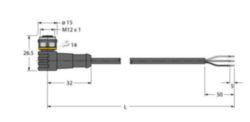 Actuator- en sensorkabel / PUR, Aansluitkabel