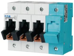 Zekeringlastscheider D02 of D01, 63A, 400VAC, 3p+n 106mm
