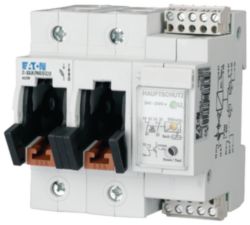 Zekeringlastscheider D02 met monitoring, 63A, 2p 81mm