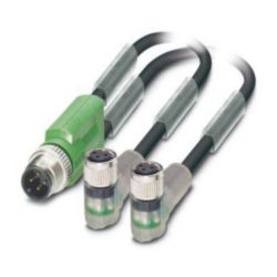 SAC-3P-M12Y/2X0,3-PUR/M 8FR-2L