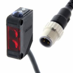 Photoelectric sensor, retroreflective, 4m, DC, 3-wire, NPN (requires r