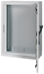 Wandverdeler IP55, BxHxD=600x1560x270, wit, zwenkhevelgreep, opbouw