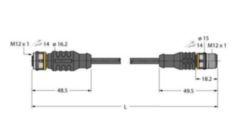 Actuator- en sensorkabel / PUR, Verlengkabel