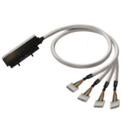 PLC-wire, Digital signals, 10-pole, Cable LiYY, 2.5 m, 0.14 mm²