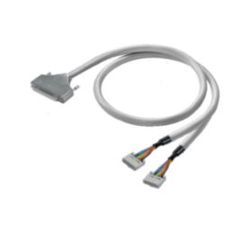 PLC-wire, Digital signals, 10-pole, Cable LiYY, 1 m, 0.14 mm²