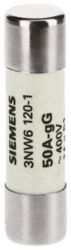SENTRON, cylindrical fuse link, 14x51 mm, 8 A, gG, Un AC: 690 V