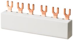 Busbar, 63 A 3-pole pitch unit 15 mm fork-type for 3 devices