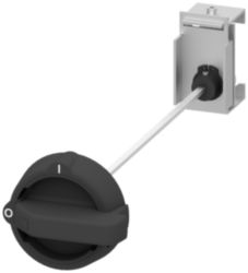 Rotary operator complete black for 5SY, 5SP4, 5SL, 5TL1, 5TE2, 5TE8, 5SU1