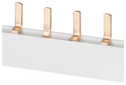Pin busbar, 16 mm² connection: 2 x 3 x (1-phase+N) safe to touch