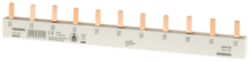 Pin busbar, 10 mm2, connection: 3-phase/+ 8x phase finger-safe