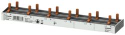 Compact pin busbar, 10 mm2, connection 1P/N 6x AFDD + 6x compact device 1 MW