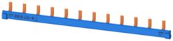 Compact pin busbar, 10 mm2 N (color blue) 12x MCB 1/N, 1 MW, finger-safe