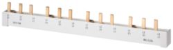 Pin busbar, finger-safe, 16 mm2 3-phase+AUX, 1016 mm long, can be cut