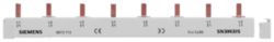 Pin busbar, finger-safe, 16 mm2 3x 1-phase+AUX, 214 mm long, can be cut