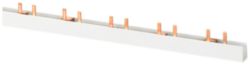 Pin busbar, 4-phase 10 mm2, 52 MW, insulation, gray, can be cut for AFDD