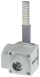 Infeed terminal, 25 mm2 IP20 Cable entry on the left with touch protection