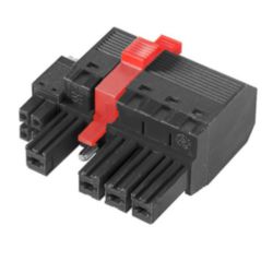 Hybrid connector (wire connection), 7.62 mm, Number of poles: 4, PUSH