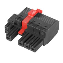 Hybrid connector (wire connection), 7.62 mm, Number of poles: 4, PUSH