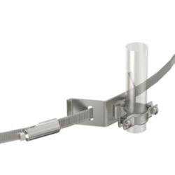 isCon spanband 550-1000mm ø 23mm, V2A, 1.4301, zwart
