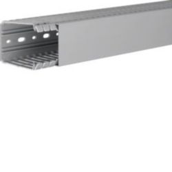Slotted panel trunking made of PVC BA7 80x60mm grey