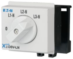 Draaischakelaar, 20A, voltmeter, 0 - L1-N - L2-N - L3-N