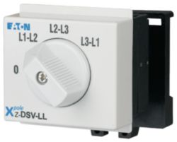 Draaischakelaar, 20A, voltmeter, 0 - L1-L2 - L2-L3 - L3-L1