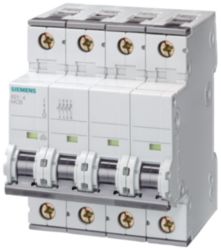 Miniature circuit breaker 400 V 10 kA, 3+N-pole, C, 16 A, D=70 mm