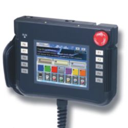 Handheld programmable terminal (HMI / touch screen), 5.7 inch, STN, 256 colors (4,096 colors for .BMP/.JPG), 320x240 pixels, 60MByte memory, 24 VDC, r