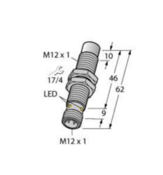 Inductieve sensor, voor de levensmiddelenindustrie