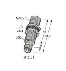 Inductieve sensor, voor de levensmiddelenindustrie
