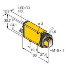 Foto-elektrische sensor, diffuse sensoren