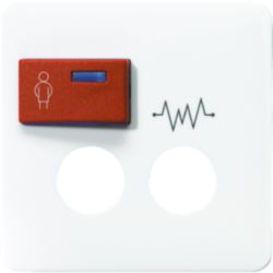 Afdekking CD500 alp.wit voor Ackermann