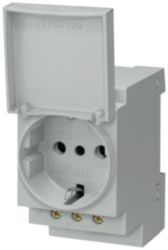 Socket outlet 16 A with cover, without approval according to DIN VDE 0620 and CEI 23-5