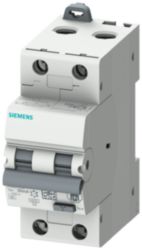 RCBO, 6 kA, 2-pole type A, 30 mA, C char, In: 13 A Un: 230 V
