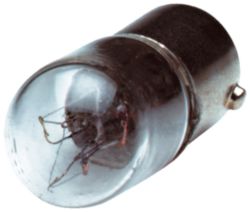 Incandescent lamp, 5 W, base BA 15 D, 115 V acc. for signaling columns