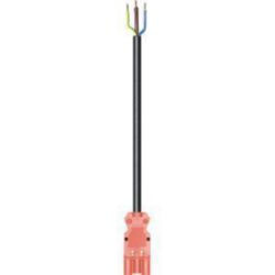 GST18I3 AANSLUITSNOER MALE 1,5MM² 1M PVC ZALMROOD