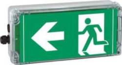 Ex-escape sign luminaires EXIT 24V for zone 1/21, Pictogram: DIN ISO 7