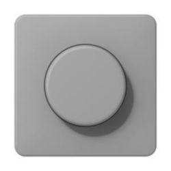 Afdekking draaidimmer CD500 grijs