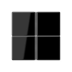 KNX tastafd. A/AS 4-v. compl. zwart