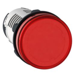 Leuchtmelder, rund Ø 22, rot, Integral LED, 230-240V, Schraubklemmen