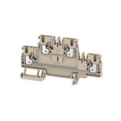 Multi-tier modular terminal, PUSH IN, 2.5 mm², 800 V, 24 A, Number of