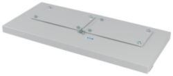 Dak/bodemplaat BP-O, IP31, voor kastbreedte 600mm, grijs, incl. 2x F3A