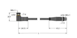 Actuator- en sensorkabel / PUR, Verlengkabel