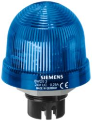Integrated signal lamp, continuous light 12-230 V UC blue