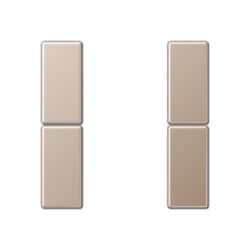 KNX tastafd.compl. 2-v. A500 champagne