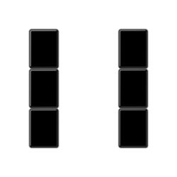 KNX tastafd.compl. 3-v. A500 zwart
