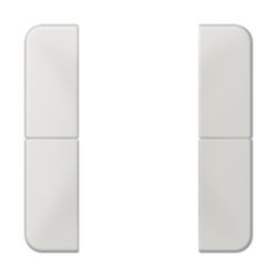 KNX tastafd.compl. 2-v. CD500 lichtgrijs