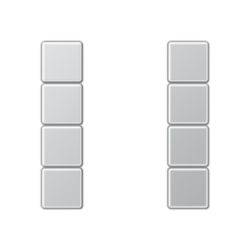 KNX tastafd.compl. 4-v. A500 aluminium