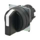 Selector A22NZ 22 dia., 3 position, NON-Lighted, bezel plastic, auto reset on L/R, color black