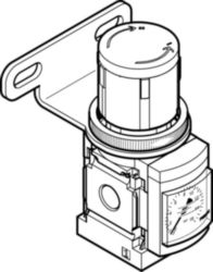 MS4-LR-1/8-D6-WR pressure regulator